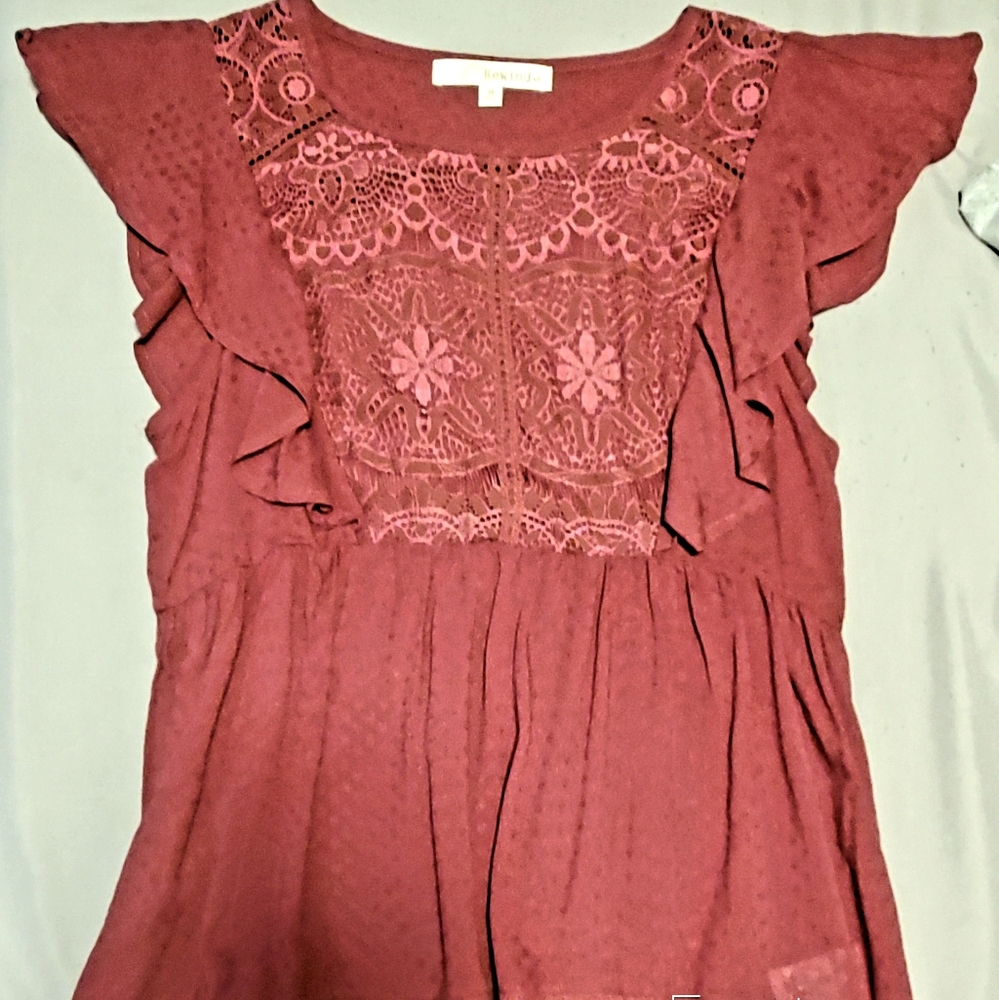 Maroon blouse